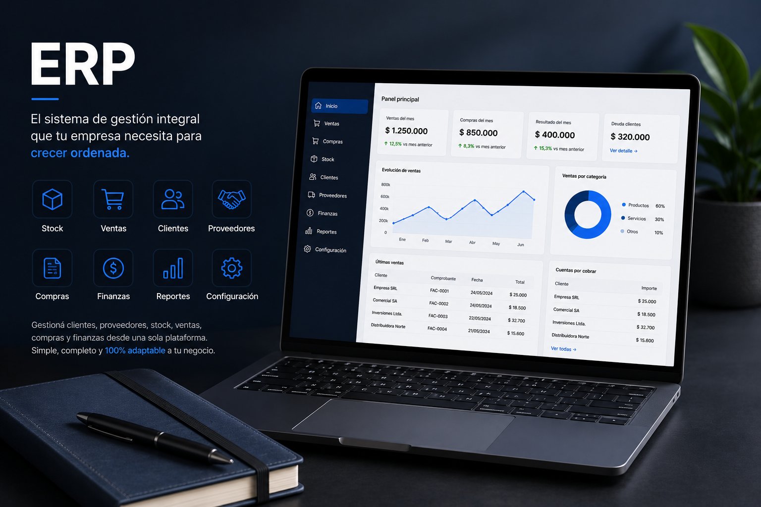 ERP Globaldata — Sistema de gestion integral